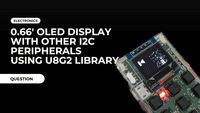 0.66 inch OLED Module 64×48 I2C SSD1317