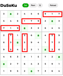 Sudoku repeating pattern