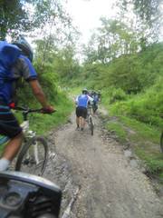 Uphills around Dharmasthali - Tokha during Kathmandu Kora cycling challenge 2014 (#kora14)