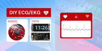 DIY ECG/EKG Electrocardiogram